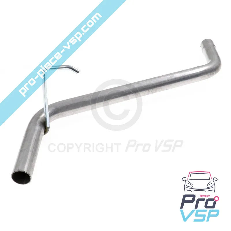 Rear exhaust tube