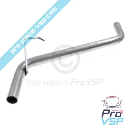 Rear exhaust tube