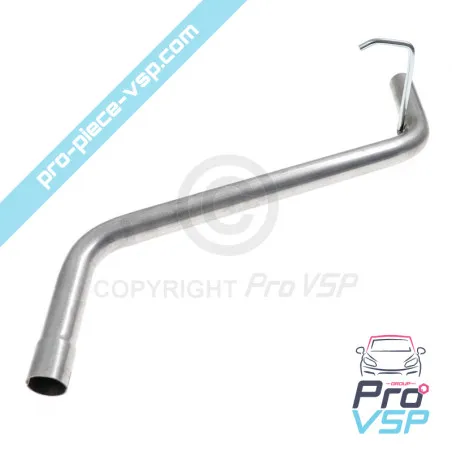 Rear exhaust tube