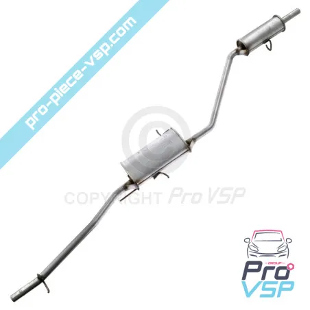 Silent exhaust for Ligier Xtoo 2 (2nd assembly)