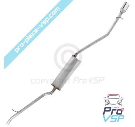 Escape silencioso para Ligier Xtoo R , Rs, Optimax II e Microcar Cargo
