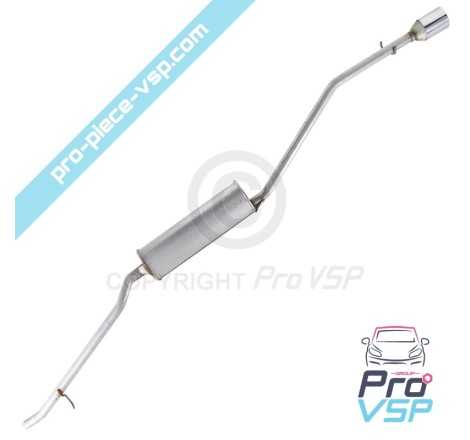 Escape silencioso para Ligier Xtoo R , Rs, Optimax II e Microcar Cargo