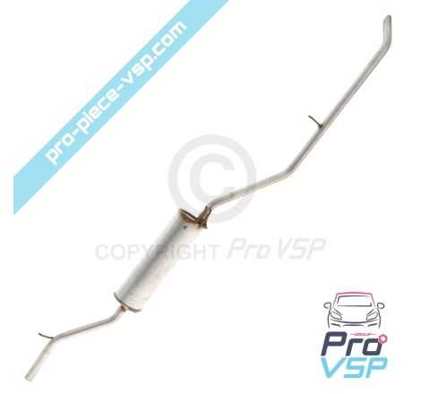 Echappement silencieux pour Ligier Ixo avec moteur Lombardini LGW 502 Progress ou LGW 523 MPI