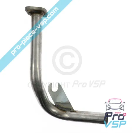 Exhaust manifold for Microcar mc1 mc2 with Lombardini engine and aluminum cradle