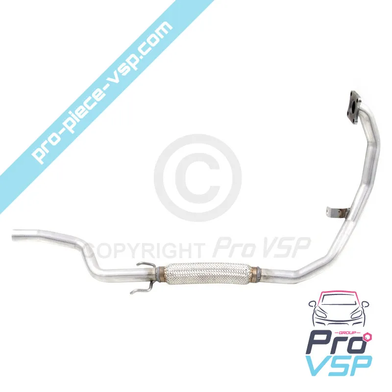 Abgaskrümmer mit flexibel für Chatenet Barooder , Speedino motorisierte Yanmar