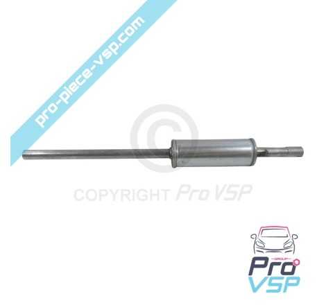 Central exhaust silencer
