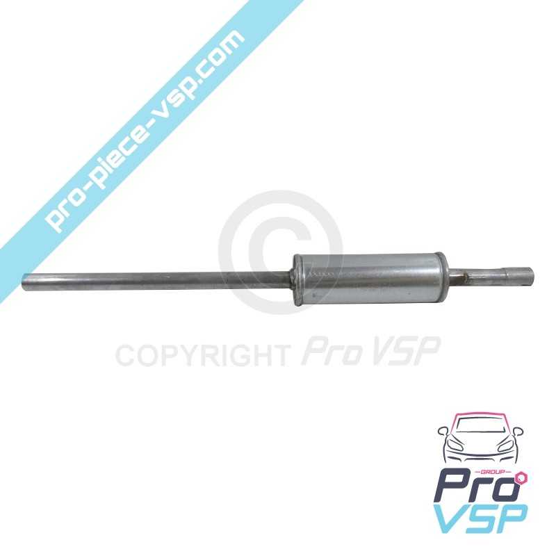 Central exhaust silencer