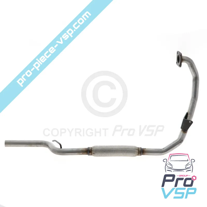 Collecteur d'échappement avec flexible pour Chatenet CH26 , CH32 , Sporteevo avec moteur Yanmar