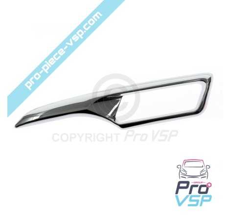 LED chrome hubcap left