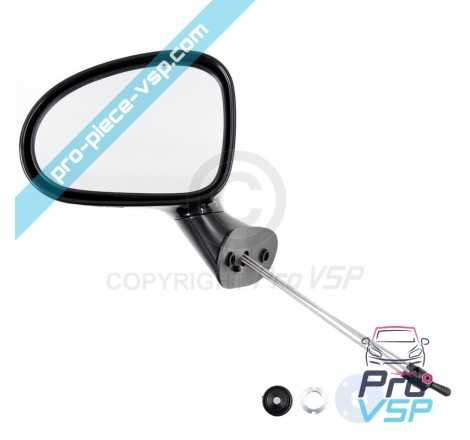 Espelho esquerdo preto para Chatenet CH26 , CH32 , Sporteevo , Pick-up (fase 2 )