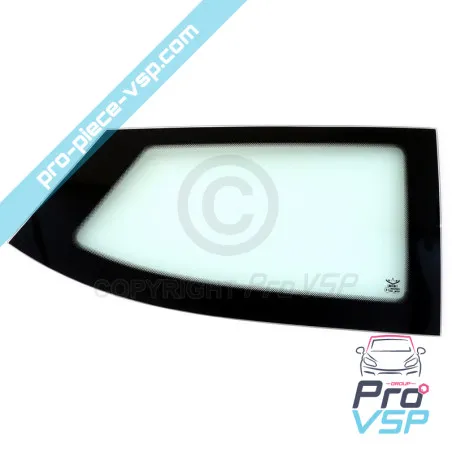 Glass rear custode right tinted green for Chatenet CH26 , CH28 , CH30