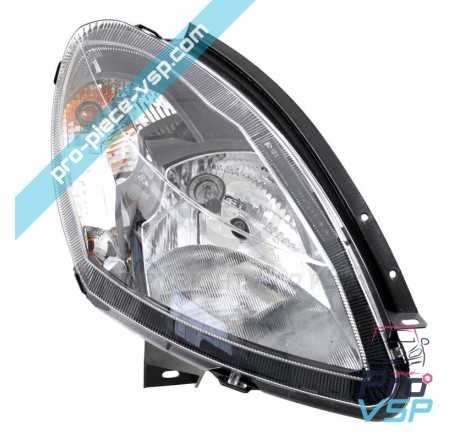 Right headlight (black background)