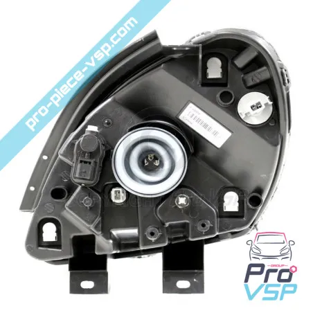 Phare droit fond noir pour ligier ixo , js50 , js50l