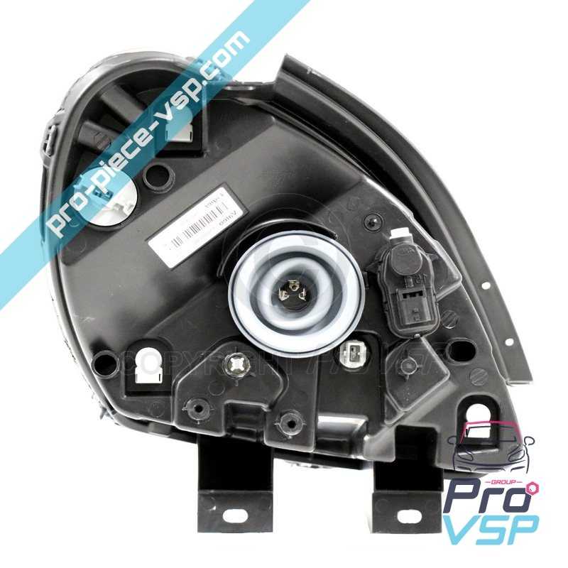 Left headlight (chrome bottom)