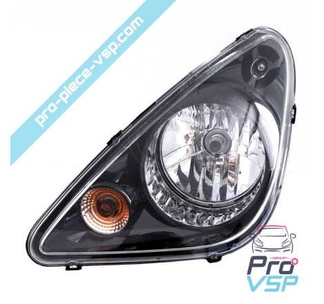 Left headlight (black background)