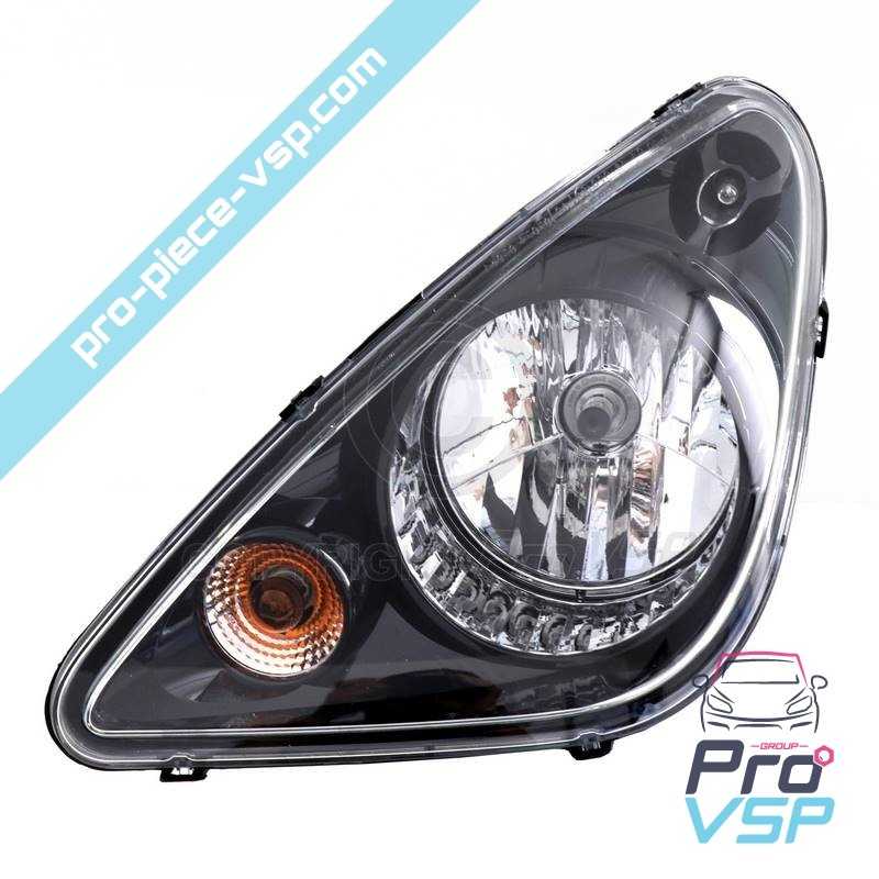 Left headlight (black...