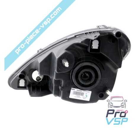 Straight headlight ( black background )