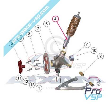 Front shock absorber