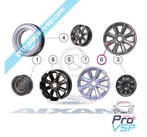 14-inch aluminum rim