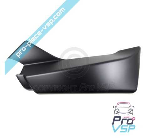 Sabot left of front bumper