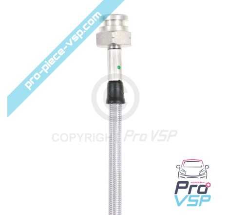 Reinforced right brake hose