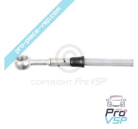 Reinforced right brake hose