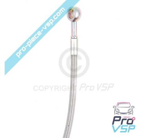 Reinforced left front brake hose