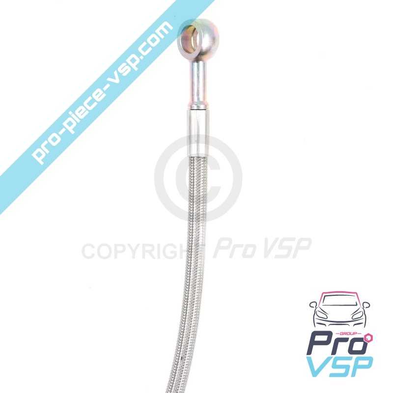 Reinforced left front brake hose