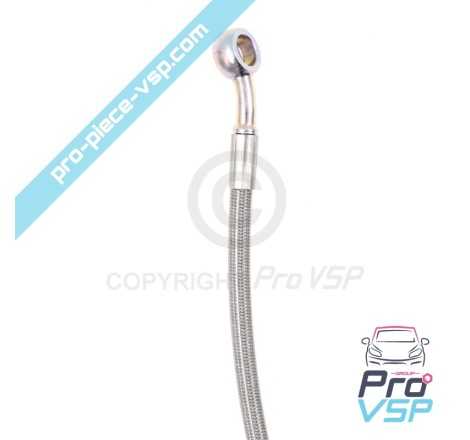 Reinforced left front brake hose