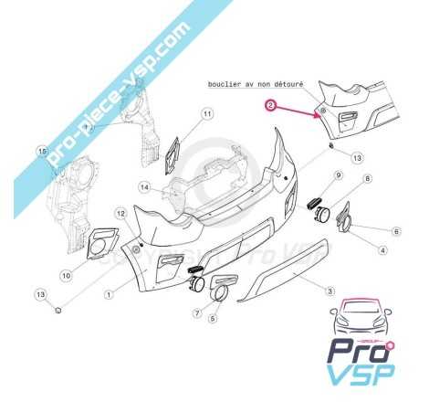 Pare choc avant pour jdm xheos sans antibrouillard