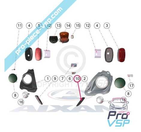Esquerda LED Day Fire para Aixam do intervalo Impulsion