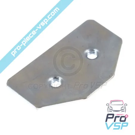 Contre plaque de charnière de capot pour Aixam