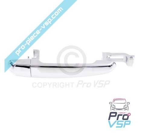 Chrome right outdoor door handle