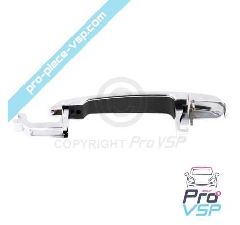 Chrome right outdoor door handle