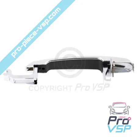 Straight outer door handle Origin for Aixam Impulsion Vision Sensation