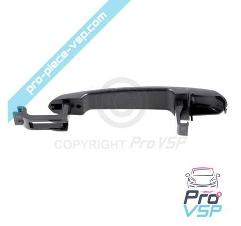 Black right outdoor door handle