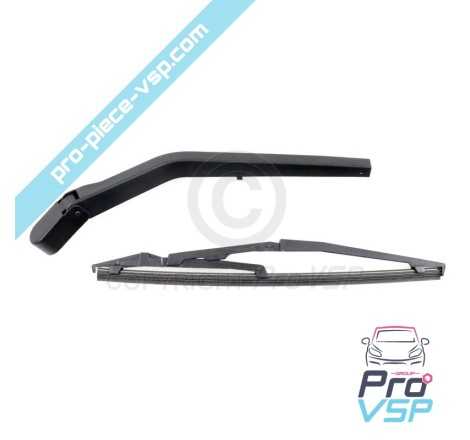 Rear ice wiper arms