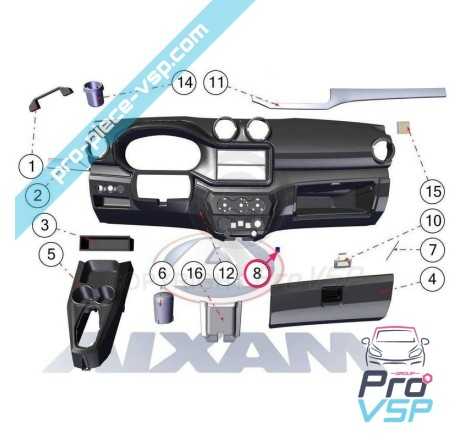 Glove box hinge axle