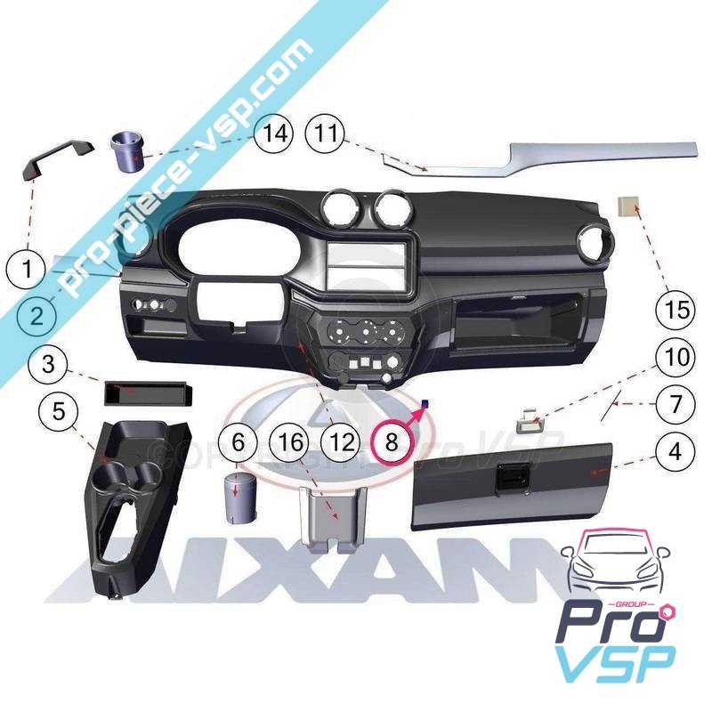 Glove box hinge axle