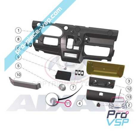 Glove box hinge axle