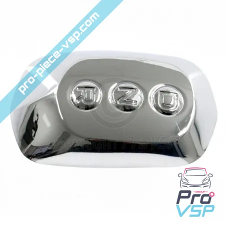 Chrome knob cover for Aixam