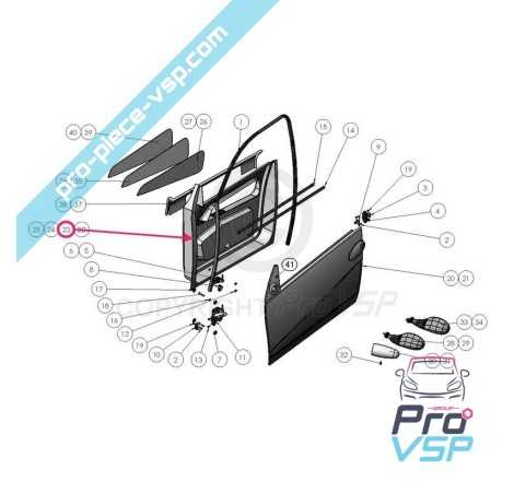 Painel de porta reta cinza para Ligier Xtoo 1 2 max