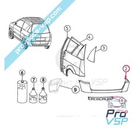 Pare choc arrière adaptable en plastique abs pour aixam crossline phase 1