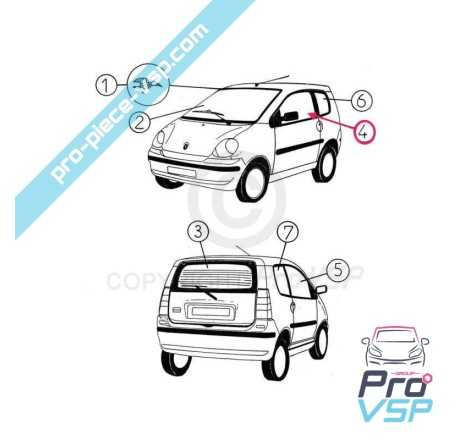 Vitre de porte droite teintée pour aixam 300 400sl 500sl 400evo 400.4 500.4 500.5