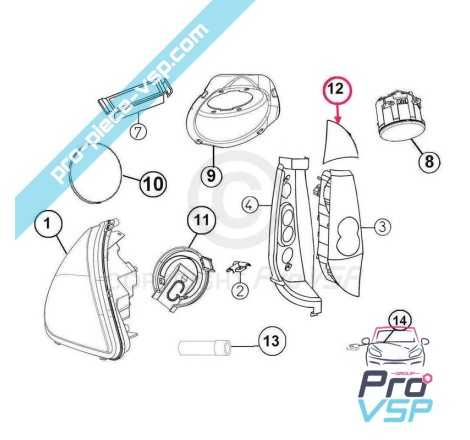 Catadioptre droite pour Aixam City Roadline Crossline