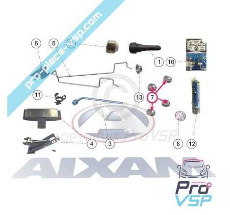 Porca de roda para Aixam (aro de alumínio)