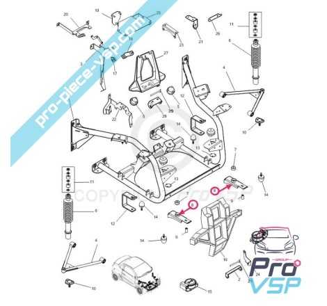 Unterer Kühlerhalter für Mikrocar mgo m8