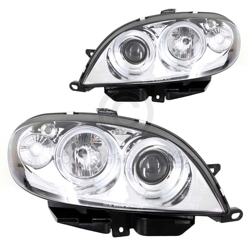 Ajovalot ennen Angeleyes Chromen virittämistä Microcar Virgo 3 , Ligier Xtoo 1 , 2, max, Jdm Albizia , Abaca , Bellier Divane , 