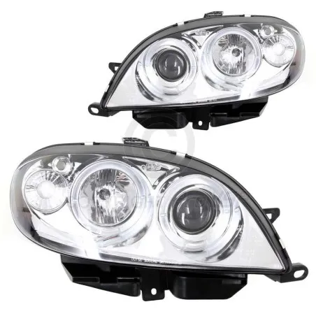 Ajovalot ennen Angeleyes Chromen virittämistä Microcar Virgo 3 , Ligier Xtoo 1 , 2, max, Jdm Albizia , Abaca , Bellier Divane , 