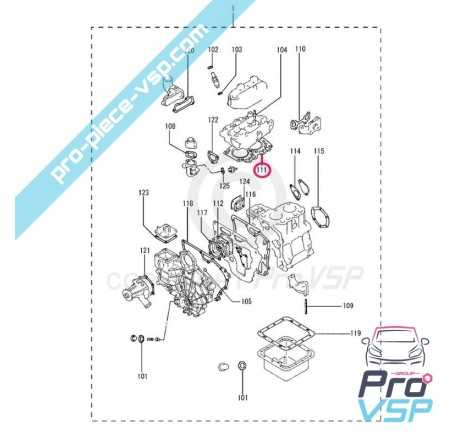 Joint de culasse adaptable pour casalini moteur mitsubishi